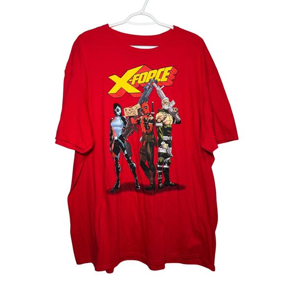 Marvel X force trio group deadpool T shirt mens 2X causal normcore superheros - Picture 1 of 6